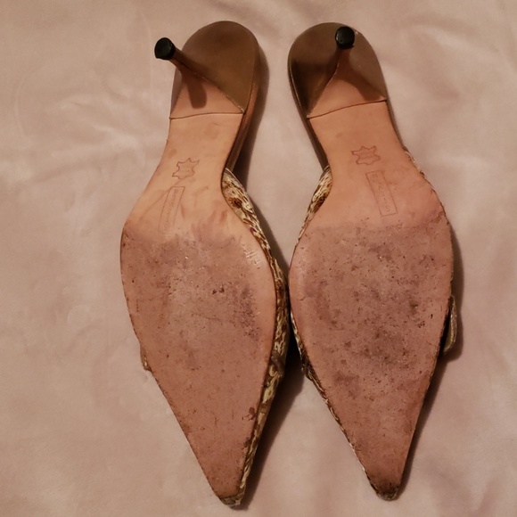 STEVEN BY STEVE MADDEN BRONZE TAPESTRY MULS SZ 8 - Picture 2 of 4